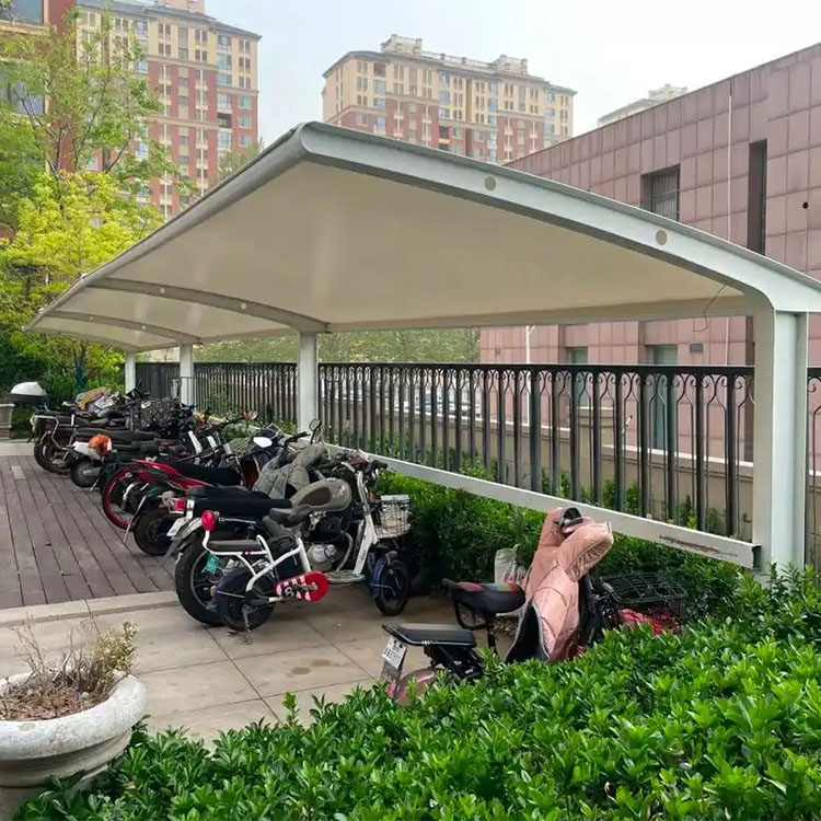 勐海县膜结构电动车棚